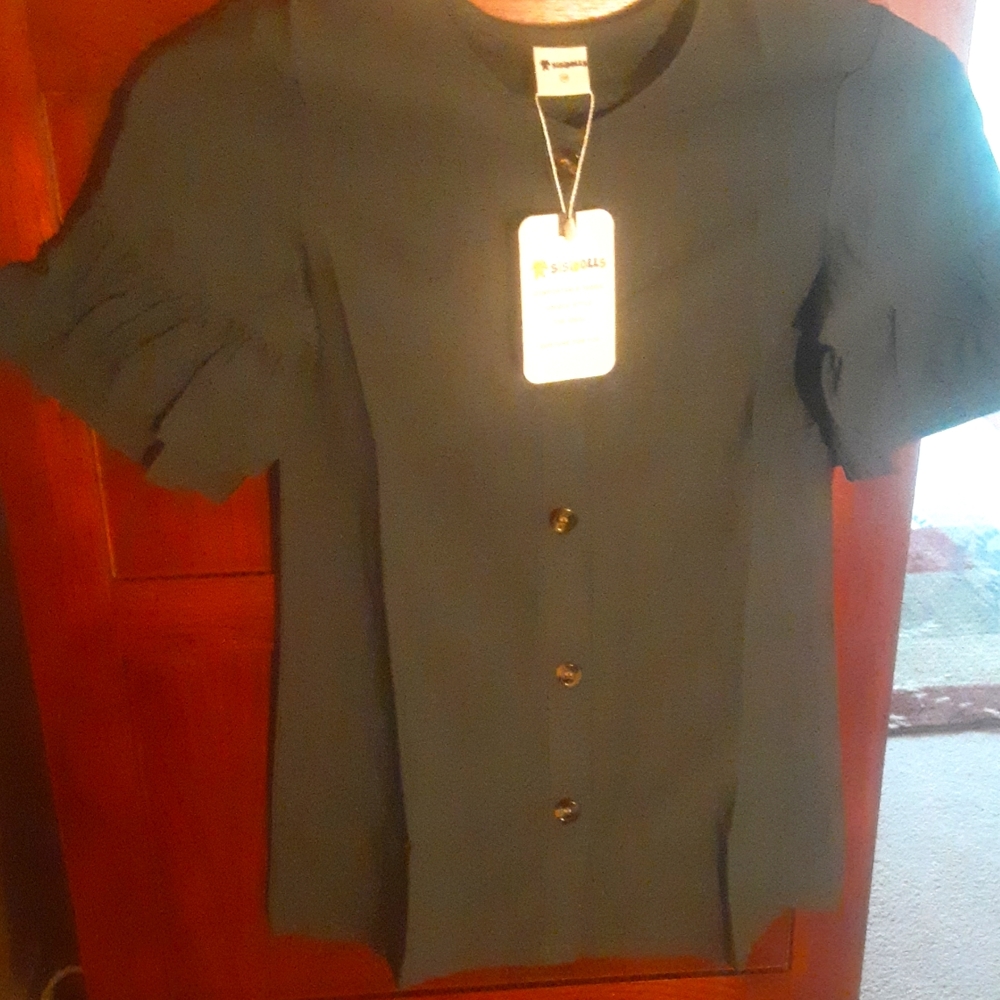 Sisidolls girls ruffle sleeve button down dress size 6 EU 120 new